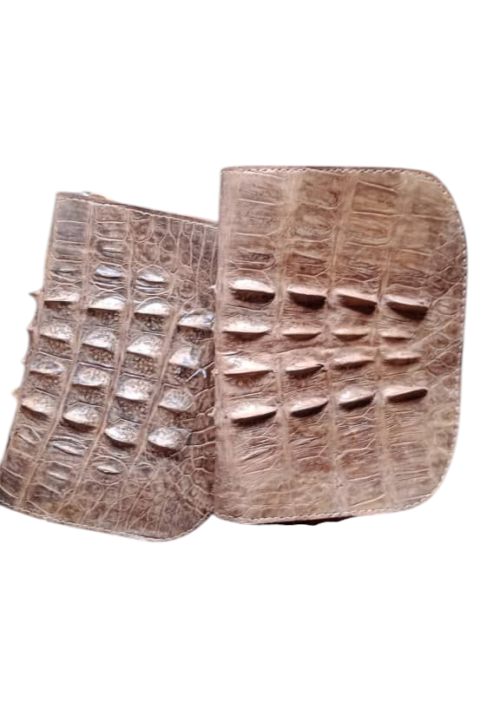 Crocodile skin handbag